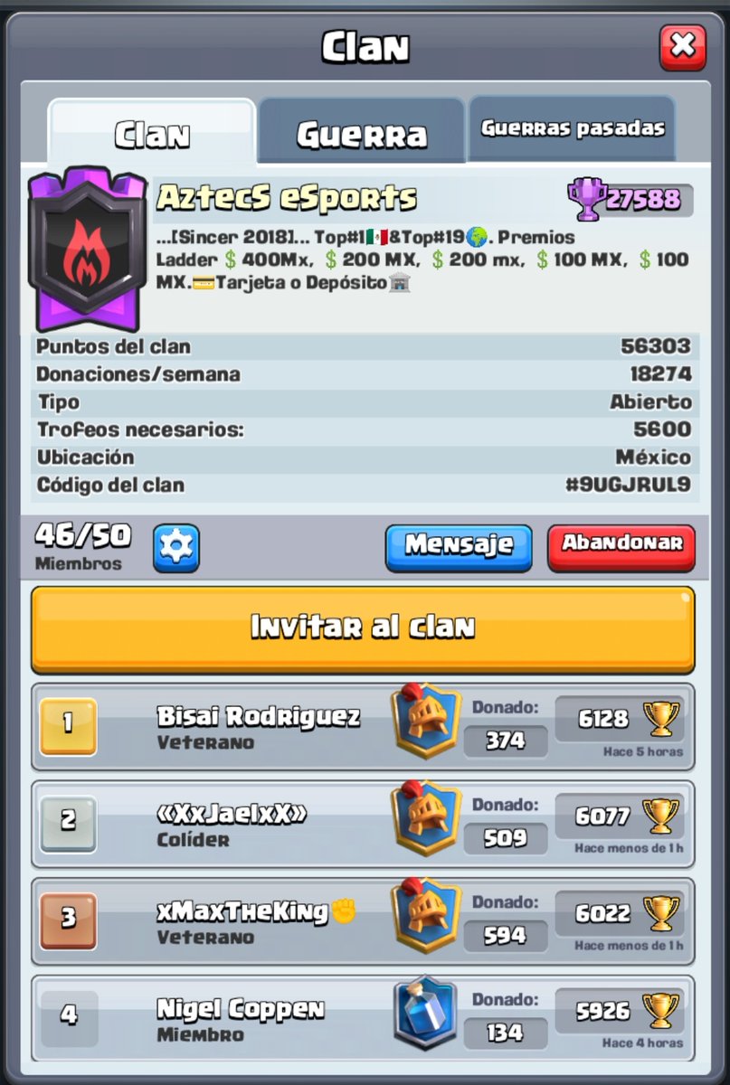 #CR
¿Pensaron que esta temporada no estaríamos presentes?

HOY gracias a nuestros inversionistas 

🤑<a href="/Jimenez_Alan_/">🦦 Alan ツ</a> 
🤑<a href="/YoSoy_Rocket/">Rocket</a> 
🤑@I_Am_Z3mP41
🤑xMaxTheKing

Presentamos los premios de ladder
1️⃣💲400 Mx
2️⃣&amp;3️⃣💲200 Mx
4️⃣&amp;5️⃣💲100 Mx

Los pagos serán en tarjeta💳 o depósito🏦.
