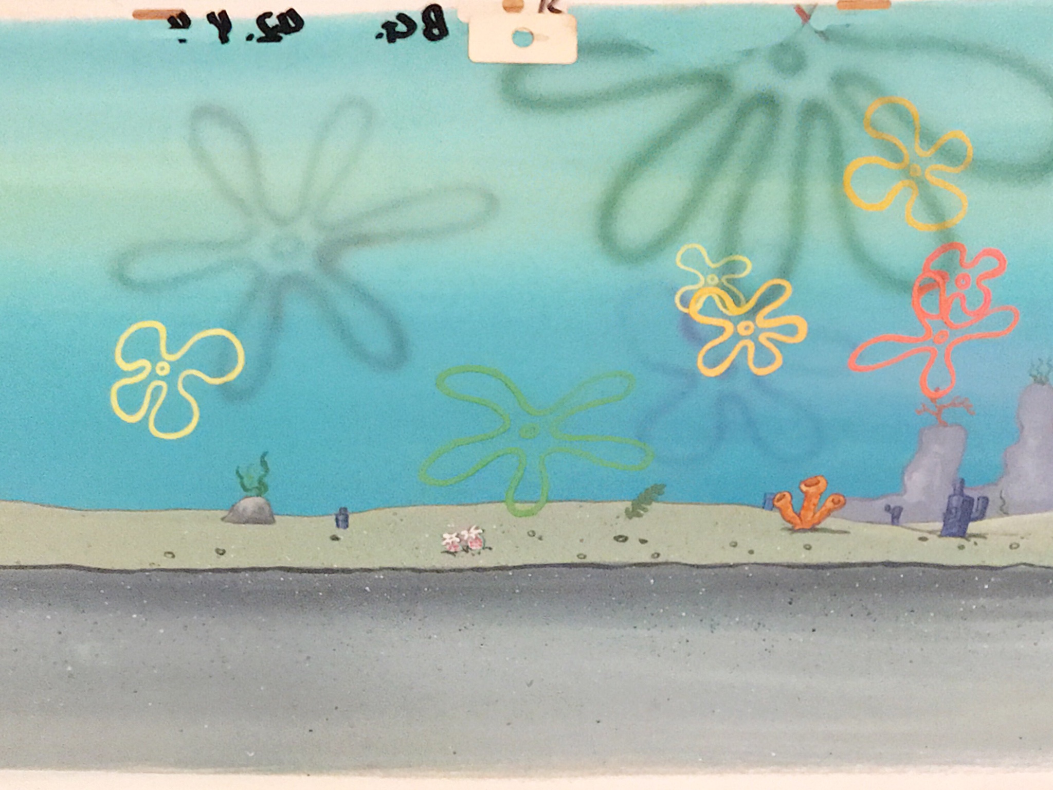 spongebob flowers background