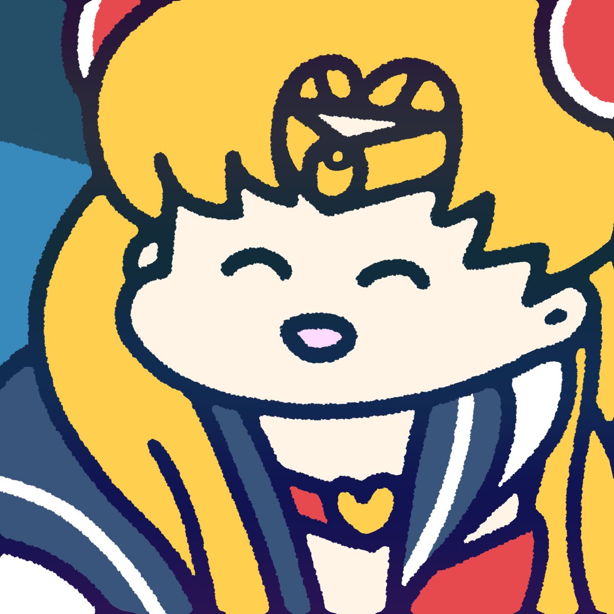 sailor moon ,tsukino usagi solo 1girl sailor senshi uniform sailor collar blonde hair sailor moon redraw challenge (meme) heart choker  illustration images