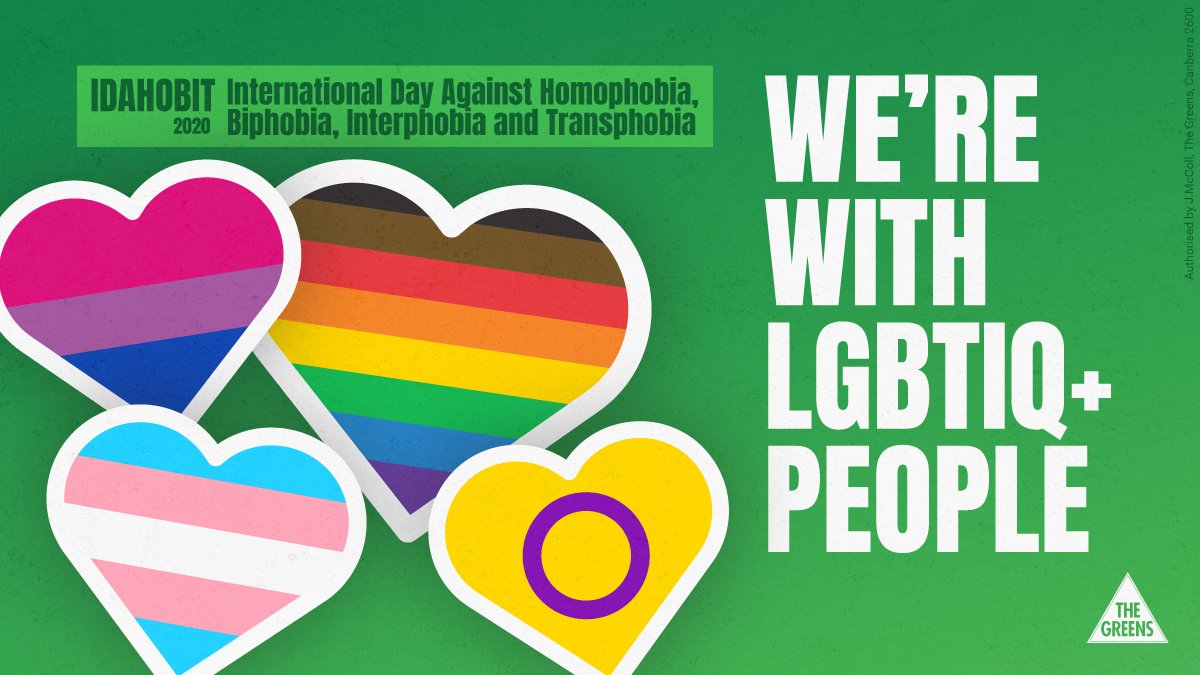 It’s IDAHOBIT! Today, let’s celebrate our LGBTIQ+ communities and pledge to keep working together to create a society free from prejudice and discrimination
🖤🤎❤️🧡💛💚💙💜#IDAHOBIT2020