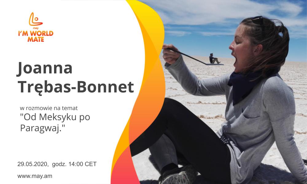 may_org's tweet photo. 29 maja o 14:00 zapraszamy na rozmowę na temat "Od Meksyku po Paragwaj" w ramach #imworldmate z Joanną Trębas-Bonnet. #amerykapołudniowa #podróże #młodzież #may https://t.co/YokeSter4p