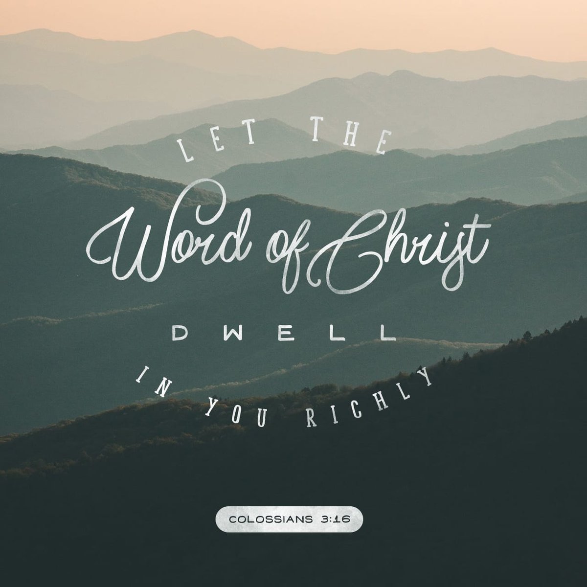EricDronen's tweet photo. Let the message of Christ dwell among you richly as you teach and admonish one another wit…
https://t.co/rOi9XbzZin https://t.co/jCOCkUOgkl