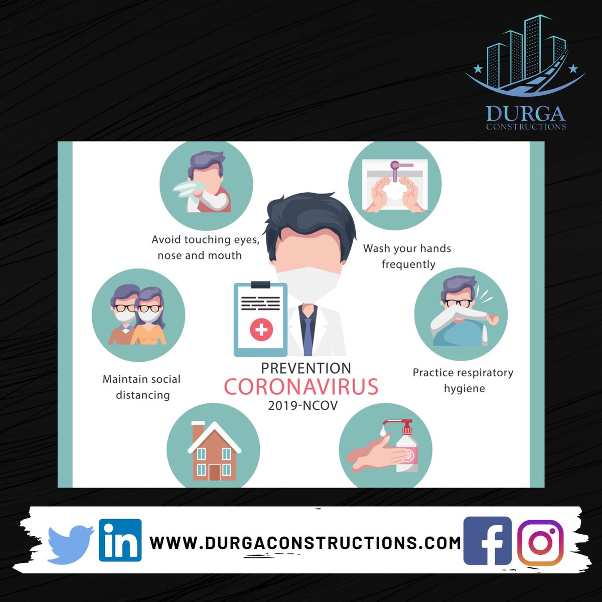 DURGACONSTRUCT2's tweet photo. #durgaconstructions #nashik #COVID__19 #MaharashtraFightsCorona #constructions @CMOMaharashtra @PMOIndia @WHO https://t.co/wvk7Wd8fTZ
