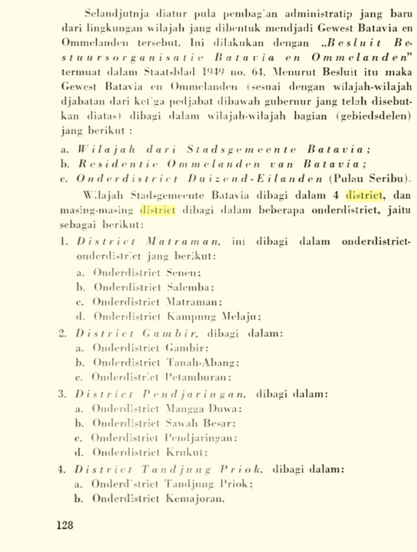 adepedia's tweet photo. Wilayah Jakarta pada masa Revolusi Kemerdekaan.

Rumah gue dulu masuk District Tandjung Priok, Stadsgemeente Batavia. https://t.co/sqrtslGGob