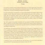 Image for the Tweet beginning: #WorldTelecommunicationDay &amp; Information Society Day