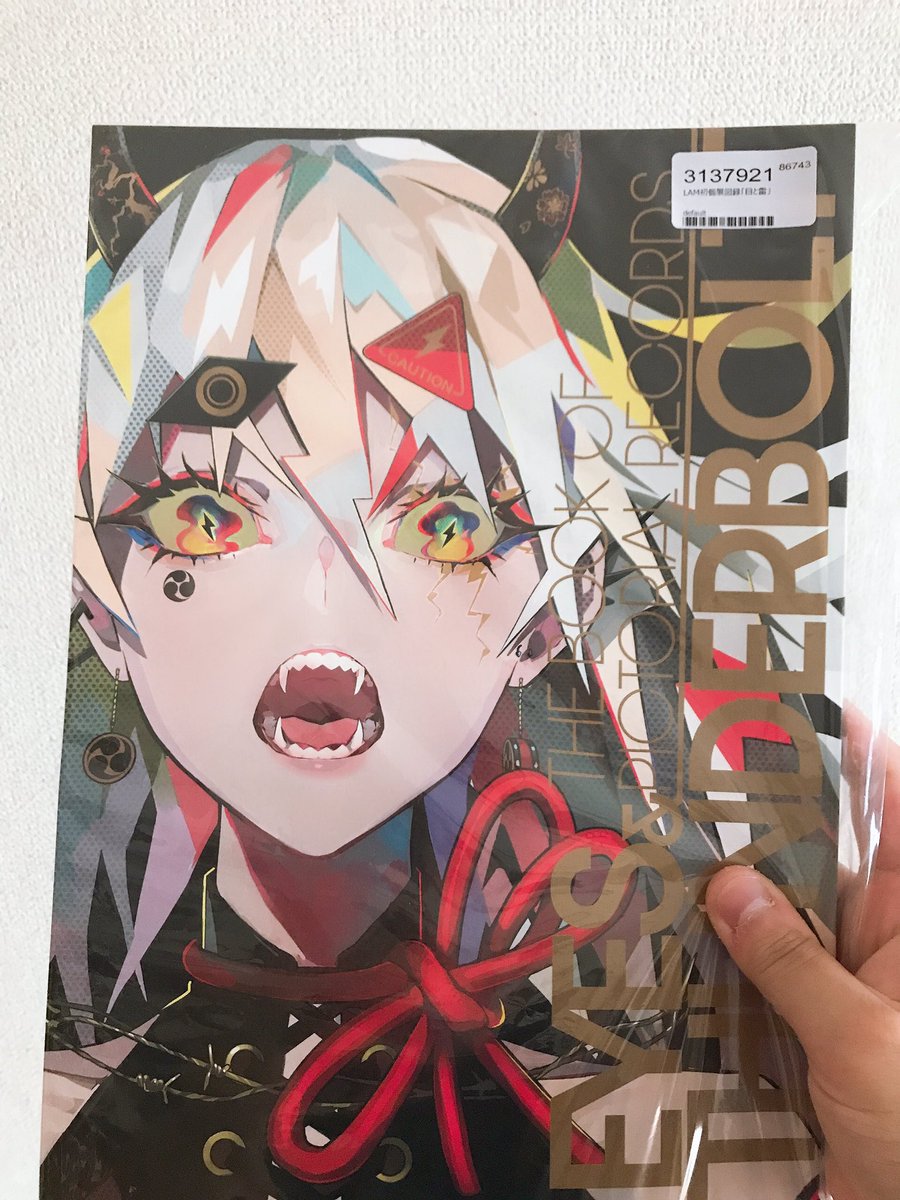 Link零 ぽや お絵描き 私の大好きなイラストレーターのlam先生の個展のイラストブック届いた 目と雷