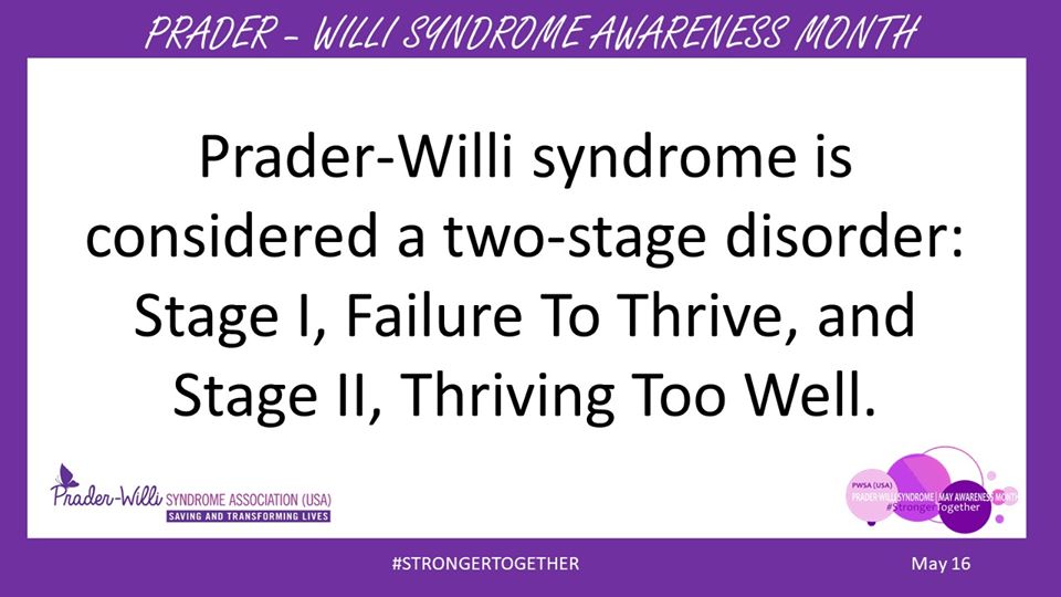 PWSAUSA's tweet photo. #PraderWilliSyndromeAwarenessMonth!

#PWS #PWSAUSA #PWSAsaves #StrongerTogether #PWSAwarenessMonth #PWSAwareness https://t.co/leFnBsDwUq