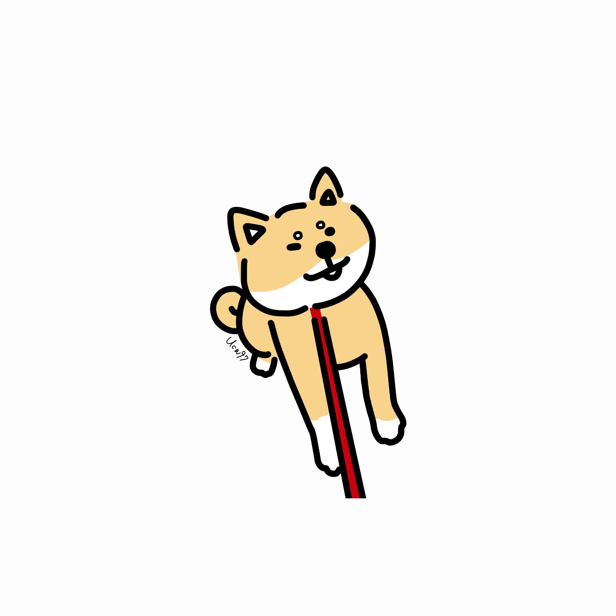 Uca U ユカ ユウ 在 Twitter 上 柴犬定番のポーズ うちもよくやります 突然のイヤイヤ イラスト 柴犬 豆柴 柴犬イラスト T Co Aosxk5q45e Twitter