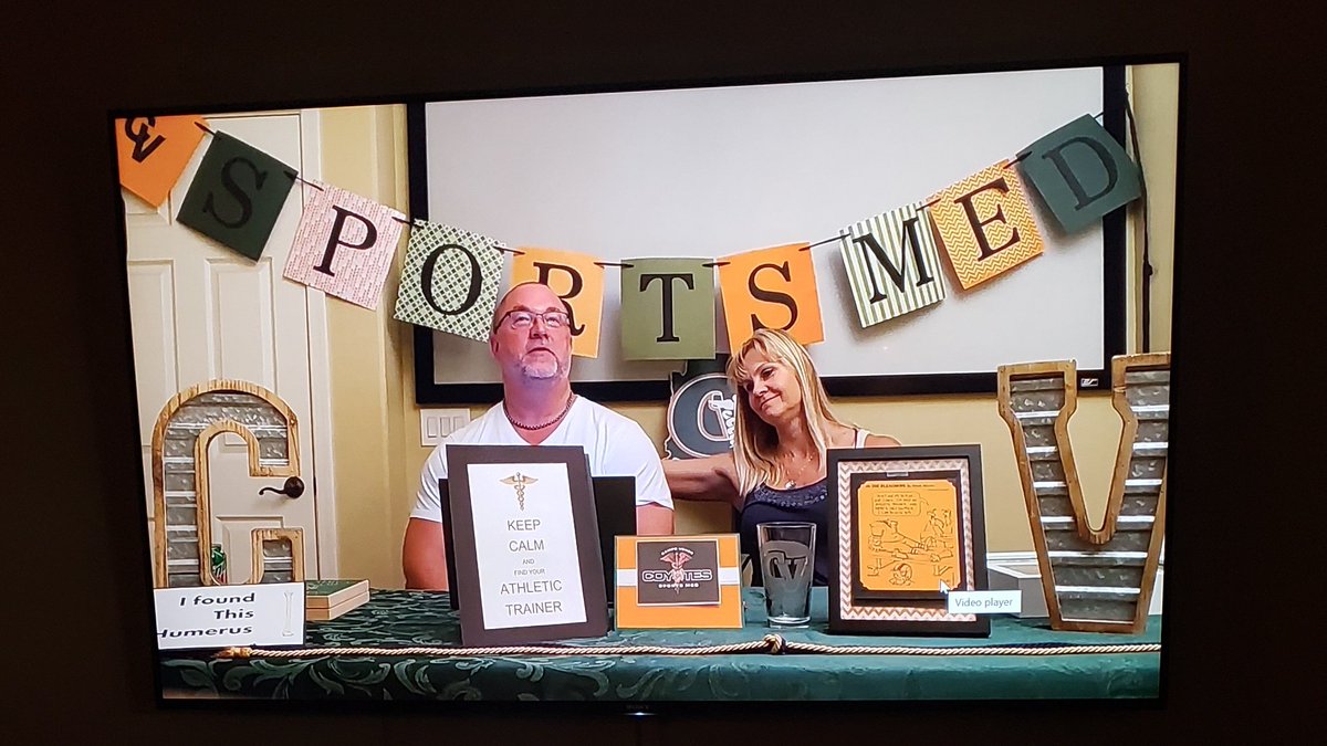 Thank you Matt and Carrie Blackburn for always going above and beyond with a special Big Q virtual banquet! Kaetlyn your senior surprise was the perfect final touch! Proud of the seniors - on to do great things!  <a href="/CvSportsmed/">CVHS Sports Medicine</a> <a href="/AnatomyCv/">BlackburnAnatomy</a> <a href="/kaetlynb13/">Kaetlyn Blackburn</a> <a href="/becca_stout12/">Becca Stout</a>