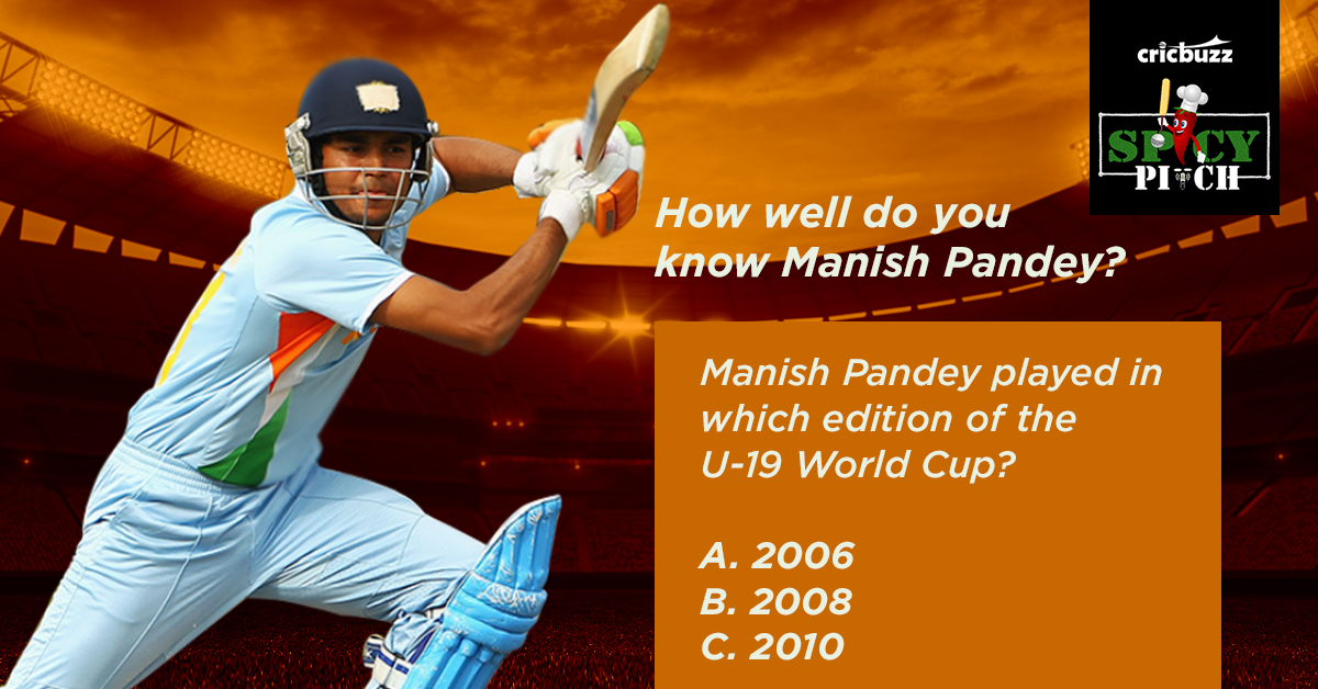 Cricbuzz Im Manishpandey Is An Under 19 Cricket World Cup Winner But Do You Know Which Edition His Experiences From Just Ahead Of That Dramatic Final Have Been Conveyed So Beautifully Here