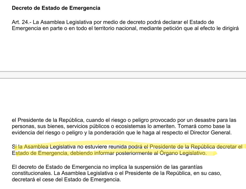 Como quedó en  evidencia la agenda perversa del #PactoDeCorruptos  
Ley de Protección Civil,  faculta a <a href="/nayibbukele/">Nayib Bukele</a> decretar Estado de Emergencia, por negligencia de <a href="/AsambleaSV/">Asamblea Legislativa 🇸🇻</a>