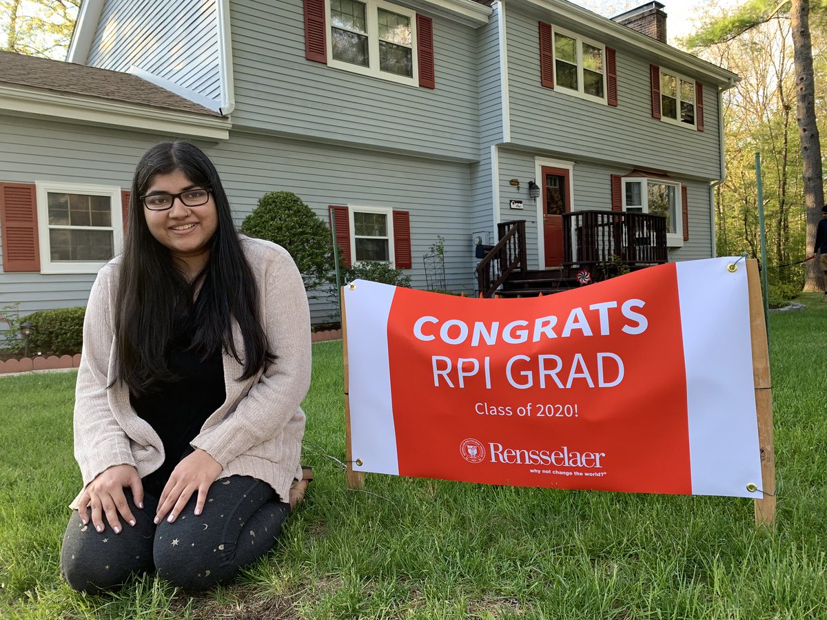 praagzpant's tweet image. we got a sign just to make it official✨ #RPI2020Grad