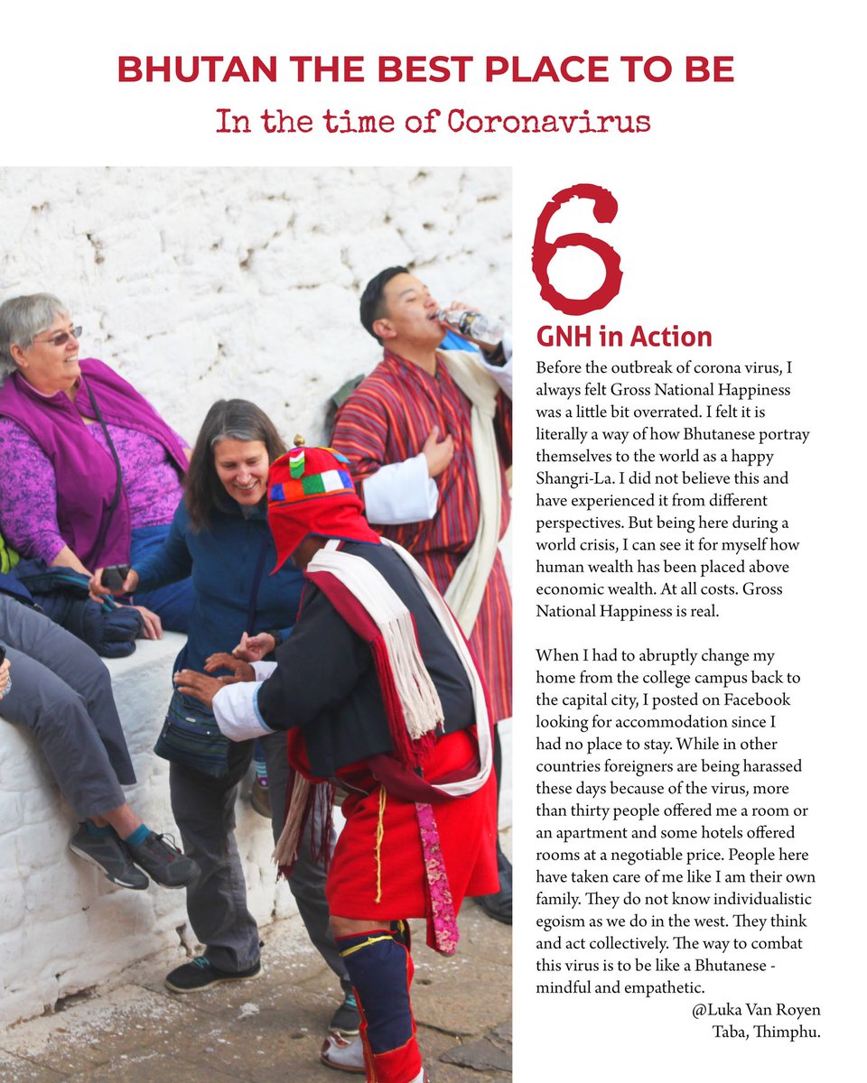 The sixth entry is by Mr Luka Van Royen, Taba, Thimphu 

To subscribe free digital copy please visit the link below:

zoomoutproduction.com/tashi-delek/su…

#TourismBhutan #HappinessIsAPlace #Bhutan

Tashi Delek Magazine