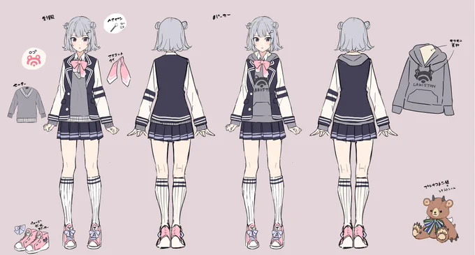 改めまして小春六花ちゃんのデザイン担当させて頂きましたのでデザイン詳細等置いておきます?? 