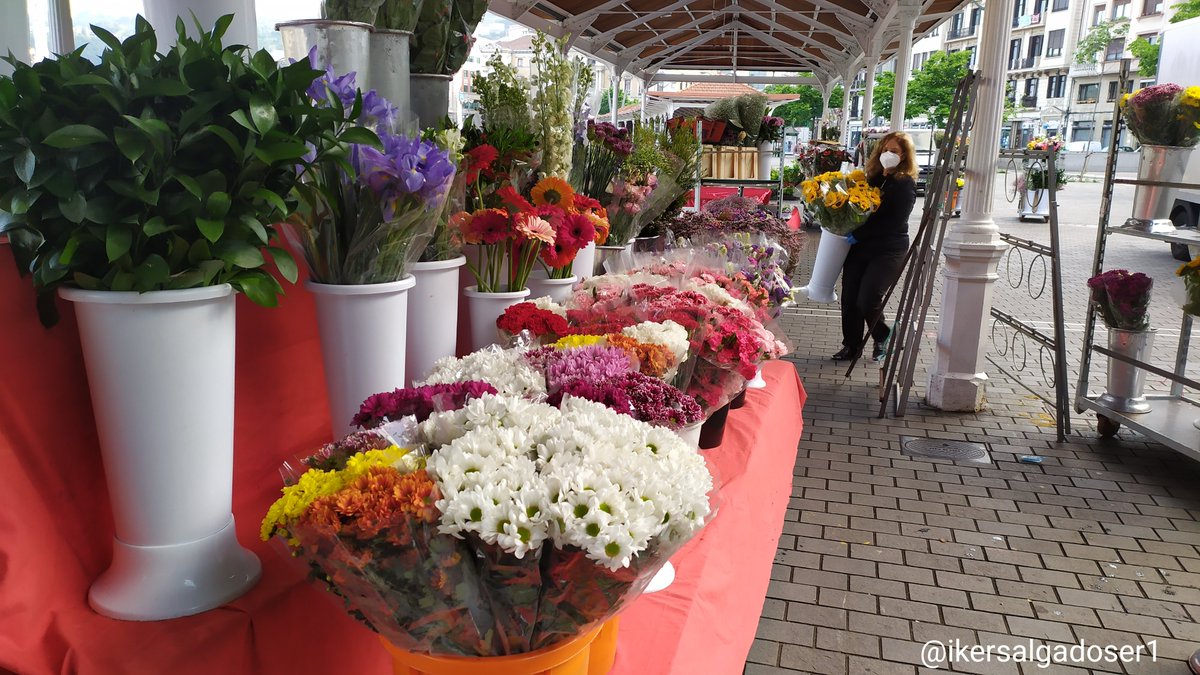 ikersalgadoser1's tweet photo. Dos meses después vuelve el color al Arenal de #Bilbao con el mítico mercado de las flores , un montaje que comienza a las 7h de la mañana. https://t.co/Yy7fsKwHd1