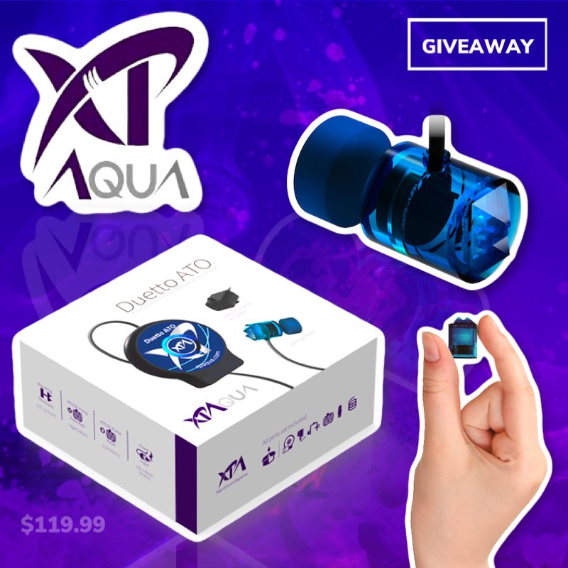 ReefStash's tweet photo. GIVEAWAY Spotlight: XPAqua has donated an XPAqua ATO Duetto! ($119.99) 

Join now - $8k+ in prizes: https://t.co/e5QCW6oA9E

Brought to you by your 2019 BIG Saltwater Tank Giveaway winners @BeavsReef &amp; @ReefStache!

#XPAqua #ATO #DuettoATO #AutoTopOff #AquariumProducts #GoBig https://t.co/ZsCiTlfoq5