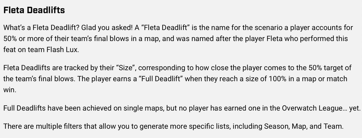 SHD_meta's tweet photo. 리그 홈페이지에 선수들 스탯창 보러 들어갈때마다 느끼는건데  ‘Fleta Deadlifts’라고 따로 항목 나와있는거 보면 참🤭 https://t.co/4O3anT56dp