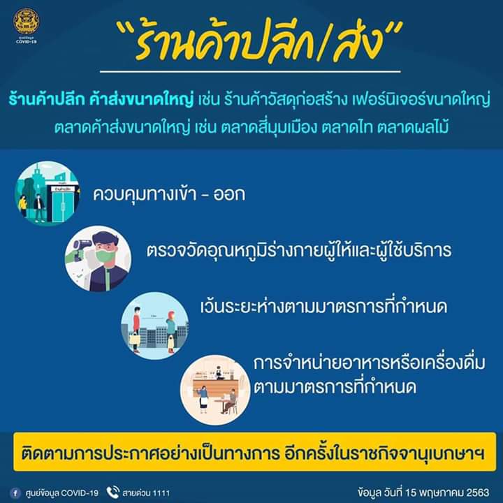 pui_em's tweet photo. 📣อัปเดต 📌มาตรการผ่อนปรนระยะที่ 2 ที่ไหนเปิดได้แล้ว ที่ไหนยังปิดอยู่ เช็กเลยก่อนจะไปใช้บริการ😷 https://t.co/G5XS7WT9rL