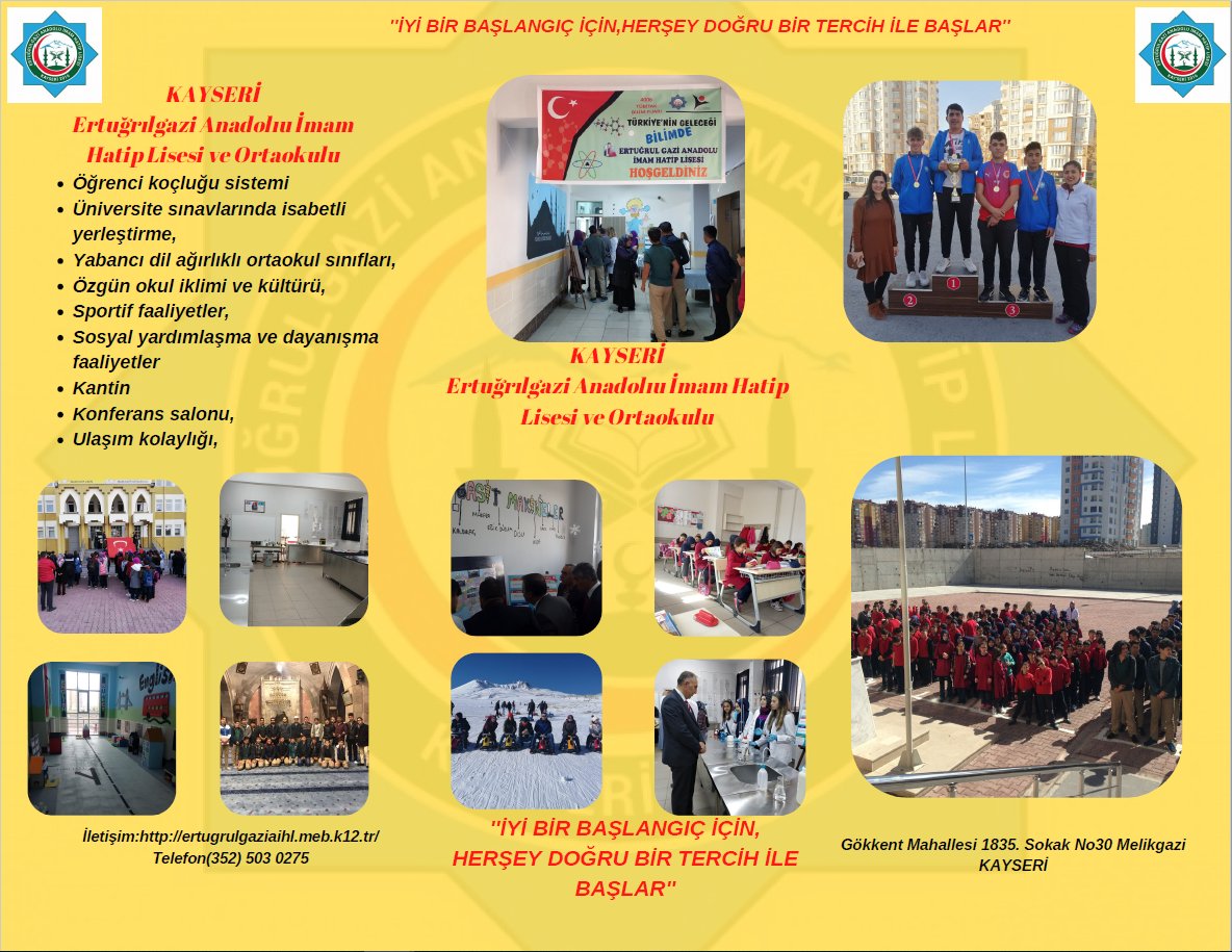 Okulumuzun yeni tanıtım broşürü