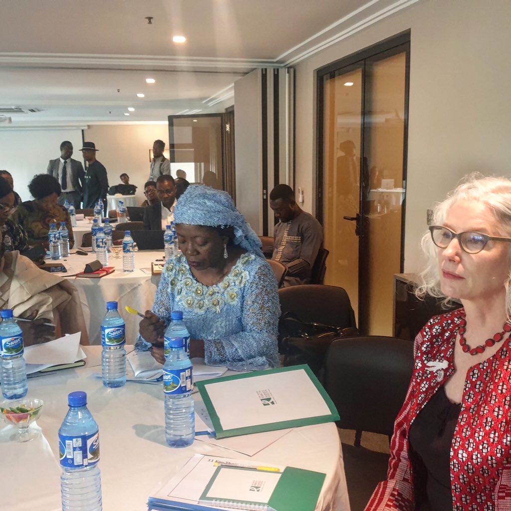 edevfoundation's tweet photo. #TBT on a #SundayMorning
5th of March 2020 #BC
Betsy McCallon the Chief Executive Officer, @WRAglobal Global Secretariat, Dr. Kayode. Afolabi, Director and head Reproductive Health Division @Fmohnigeria , Mr. Tonte Ibraye, Executive Director, @WRANigeria
#EDFE #NGO https://t.co/rD1vJ07jrP