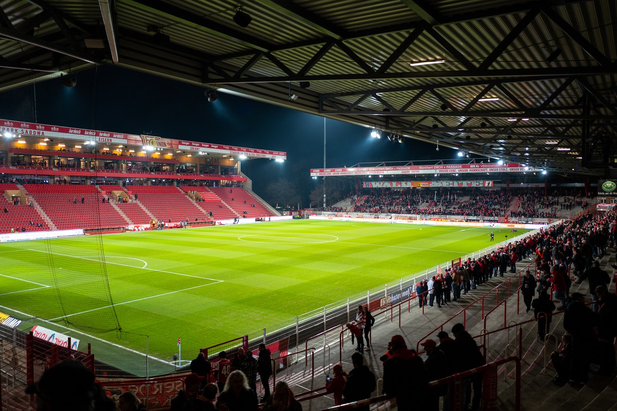 A – Easy one: Alte Försterei. Our beloved home since 1920 and now for a century of football. Reconstructed by our own fans. All standing areas apart from the main stand, which was opened against  @CelticFC in 2013. Capacity: 22,012. Future expansion to come. #fcunion
