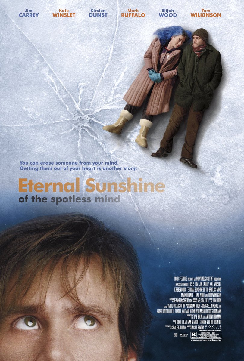 Day 3:A film that has more than 5 wordsEternal Sunshine of the Spotless Mind.A really good film, the non-linear storyline is well written. it's one of the few film where Jim acted so serious unlike his usual goofy characters, which just shows how versatile of an actor he is.