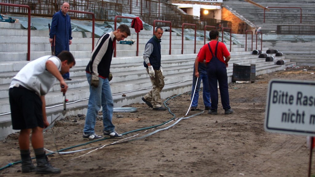 B – Building the Alte Försterei: Over 2,300 volunteers committed more than 140,000 hours of work to rebuild the stadium when the club didn't have the money for it. Now, there's a Builder's Monument at the stadium and a beer garden exclusively for them.  #fcunion