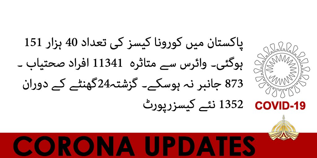 PTVNewsOfficial's tweet photo. #CoronaUpdatesInPakistan https://t.co/3GWOGJg8S0