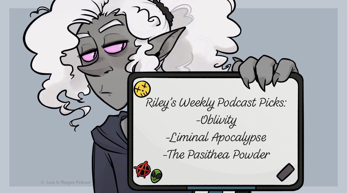 It’s ya ghoul, Riley, here for #AudioDramaSunday!
<a href="/oblivitypodcast/">Oblivity☄️Season 2 out now!</a> - I join Commander Falconer on Pluto whenever I need a good laugh.
<a href="/LiminalApoc/">Liminal Apocalypse</a> - It’s the end of the world, and I’m feeling emotionally compromised.
@PasitheaPowder - A fascinating, layered, audio experience.