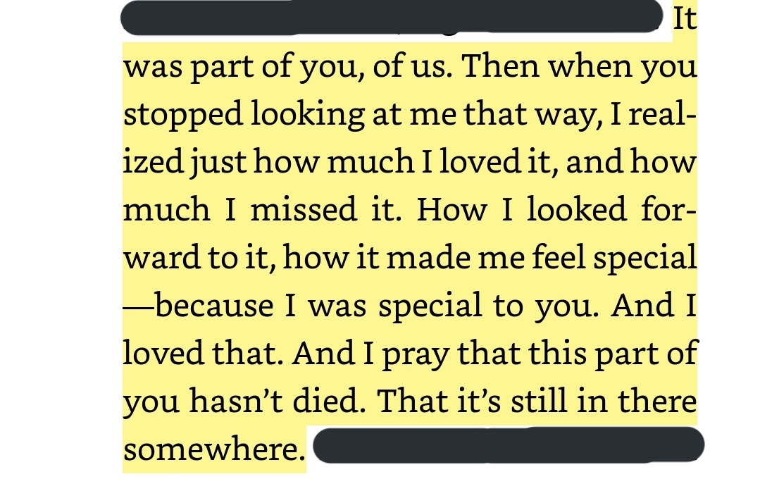 the problem with thinking that you will always have someone waiting on you.  you never really know how much something means to you until it is taken away.