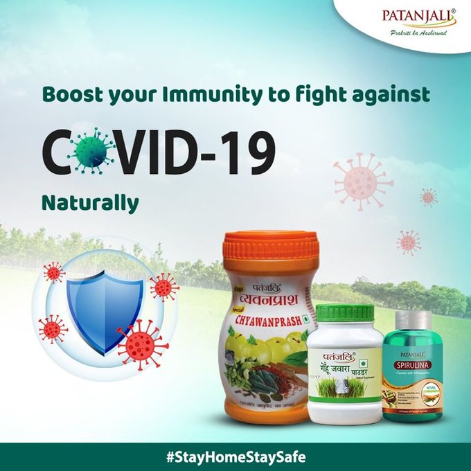 Strengthen your immune system & improve your health naturally with Patanjali Products, made from natural herbs. It helps to fight & prevent you from various viruses with no side effects. #RamdevOnIndiaTV #Swami_RamdevJi_at_IndiaTV IMAGES, GIF, ANIMATED GIF, WALLPAPER, STICKER FOR WHATSAPP & FACEBOOK