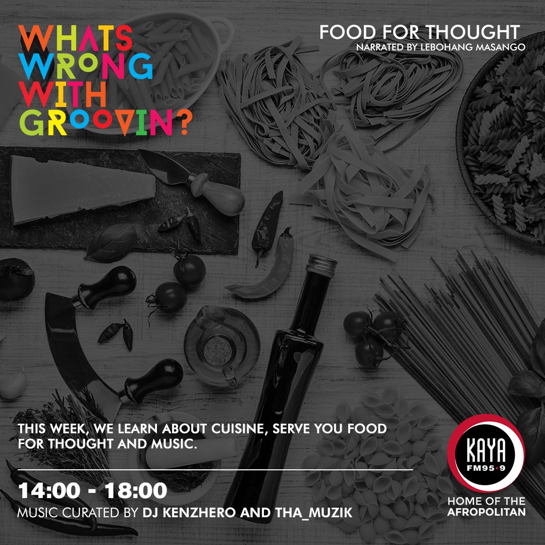 mnm_wwwg's tweet photo. In today’s episode of #WWWGroovin we explore Food For Thought as a theme, tune in on @kayafm95dot9
Narrated by @NovaTruly
Music curated by @djkenzhero & @Tha_MuziK https://t.co/Lj5eOHrQp2