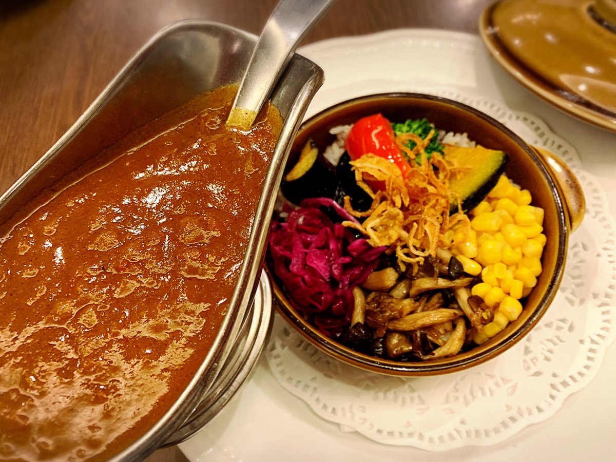 Necoさん ロイヤルホストでベジタブルカレー ヴィーガン向けメニュー 野菜も摂れるし雑穀米やし 味もとっても美味しかった