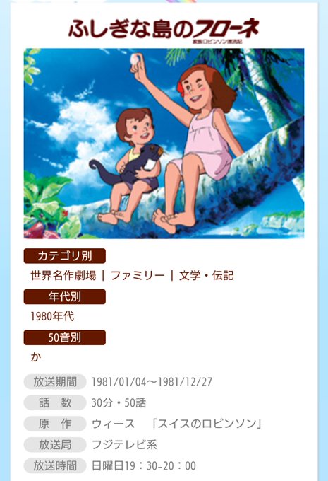 ふしぎな島のフローネのtwitterイラスト検索結果 古い順