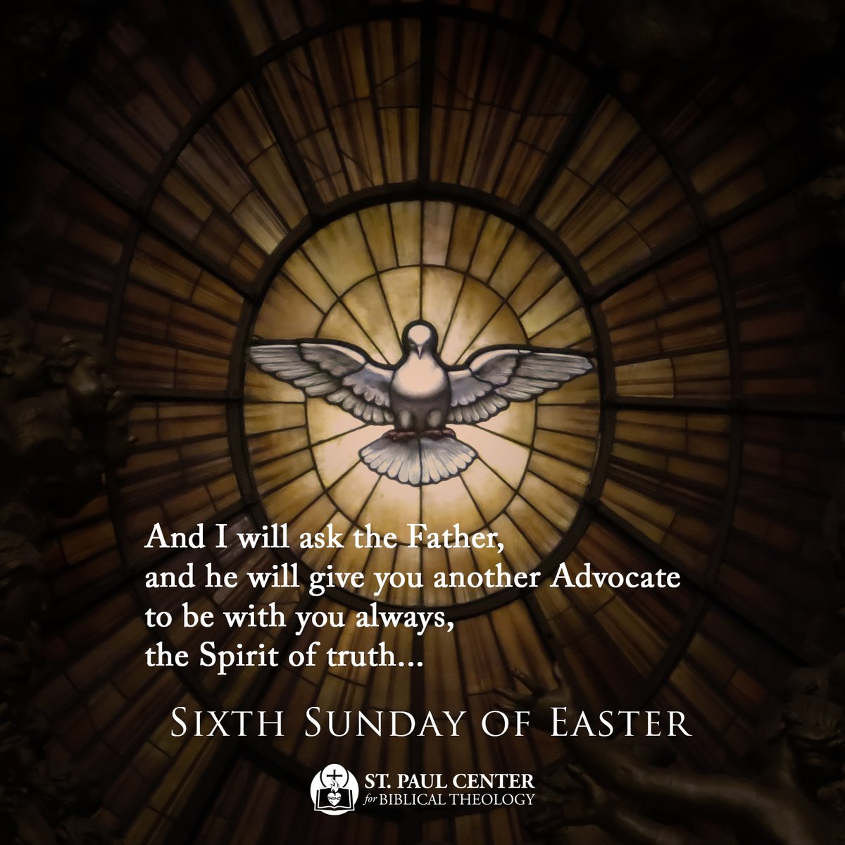 saintpaulcenter's tweet image. Have a peaceful and joyous Sixth Sunday of Easter!