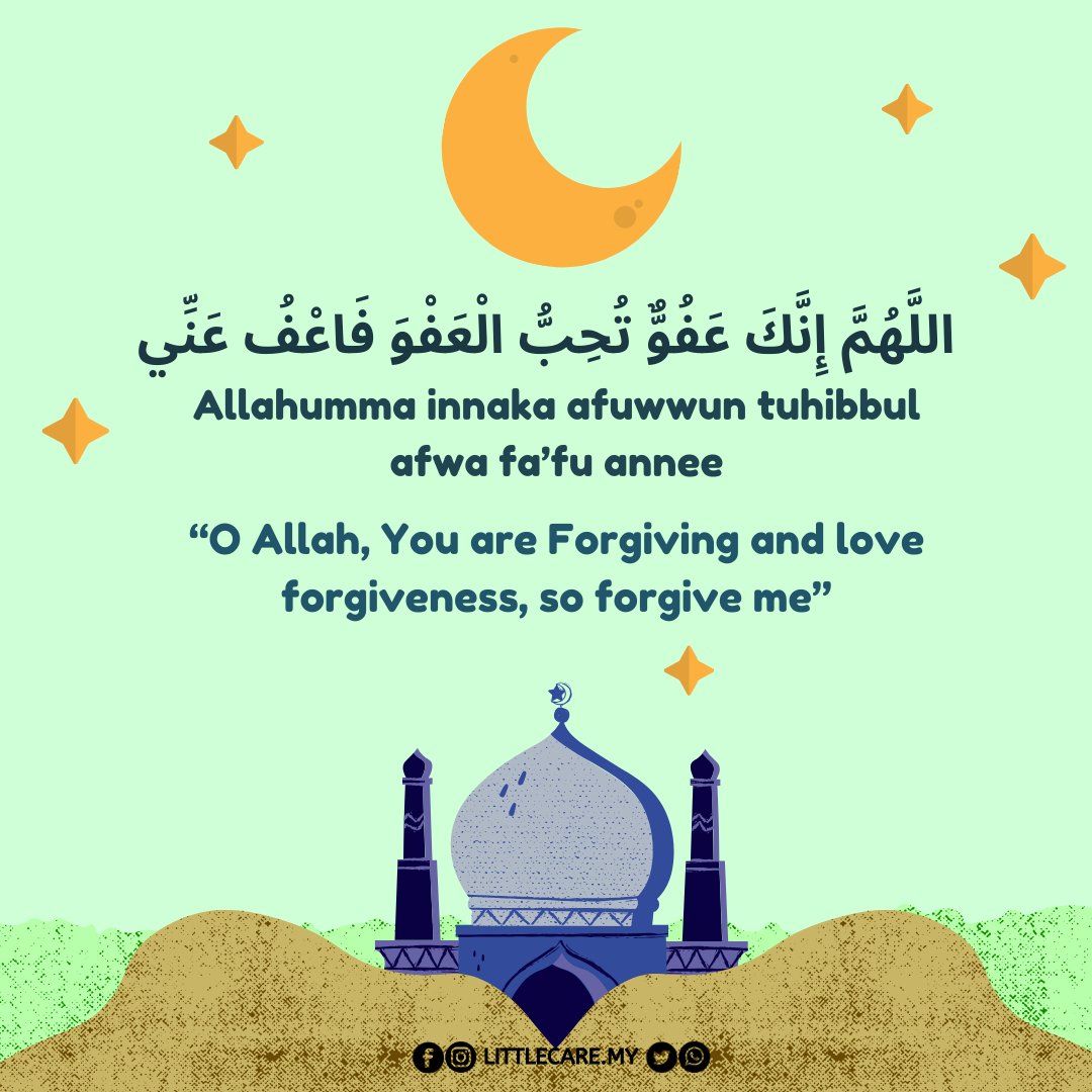 LittlecareMy's tweet photo. Making the best out of the remaining nights of Ramadhan 🌙

Here is among the dua' you can recite 🤲🏻

Have a blessed ramadhan, dearest Muslim Little carers ✨

#littlecareshare #Wesharebecausewecare #lailatulqadar #Ramadhan #ointment
#littlecaremy #prayers https://t.co/1VpOPbuVQL