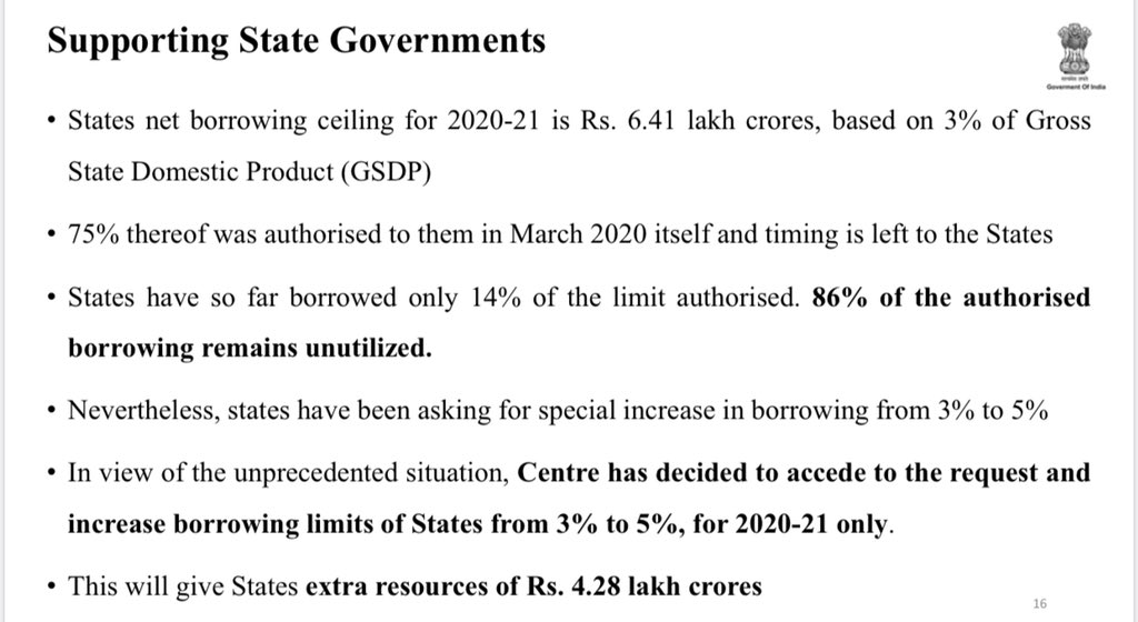 smritiirani's tweet photo. Supporting State Governments. #AatmaNirbharApnaBharat https://t.co/pXPYc0ZUnl