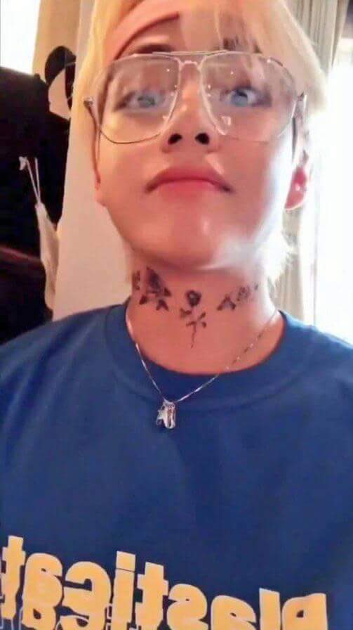 ⋆｡˚ ✩ ➳ day 137Doing twice cuz I’m a day behind but anyway look at Tae with tattoos :D