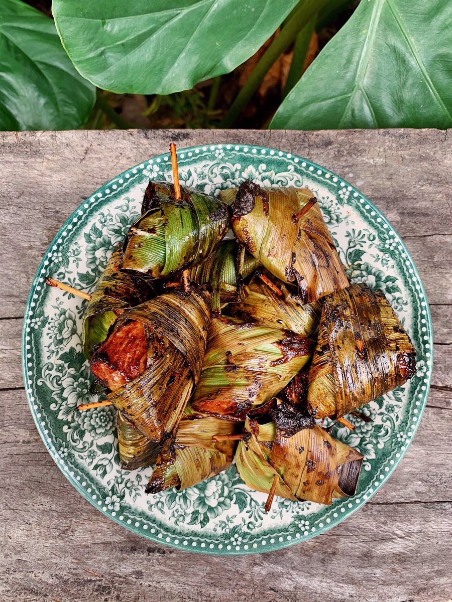 Before & after Ayam goreng pandan  @khairulaming 