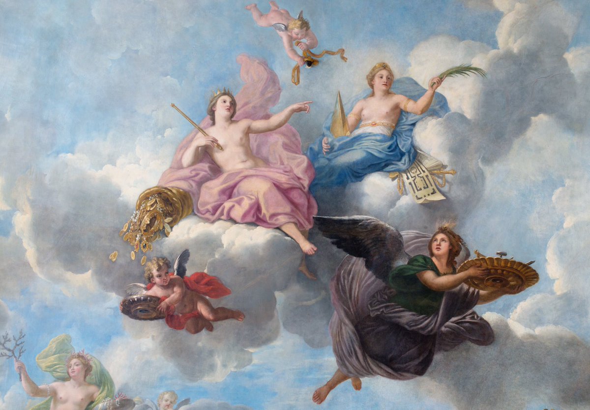 CVersailles's tweet photo. #MuseumWeek #dreamsMW de tableaux en plafonds, promenez-vous dans l’univers allégorique du château de Versailles https://t.co/eLOFRHrJVh
