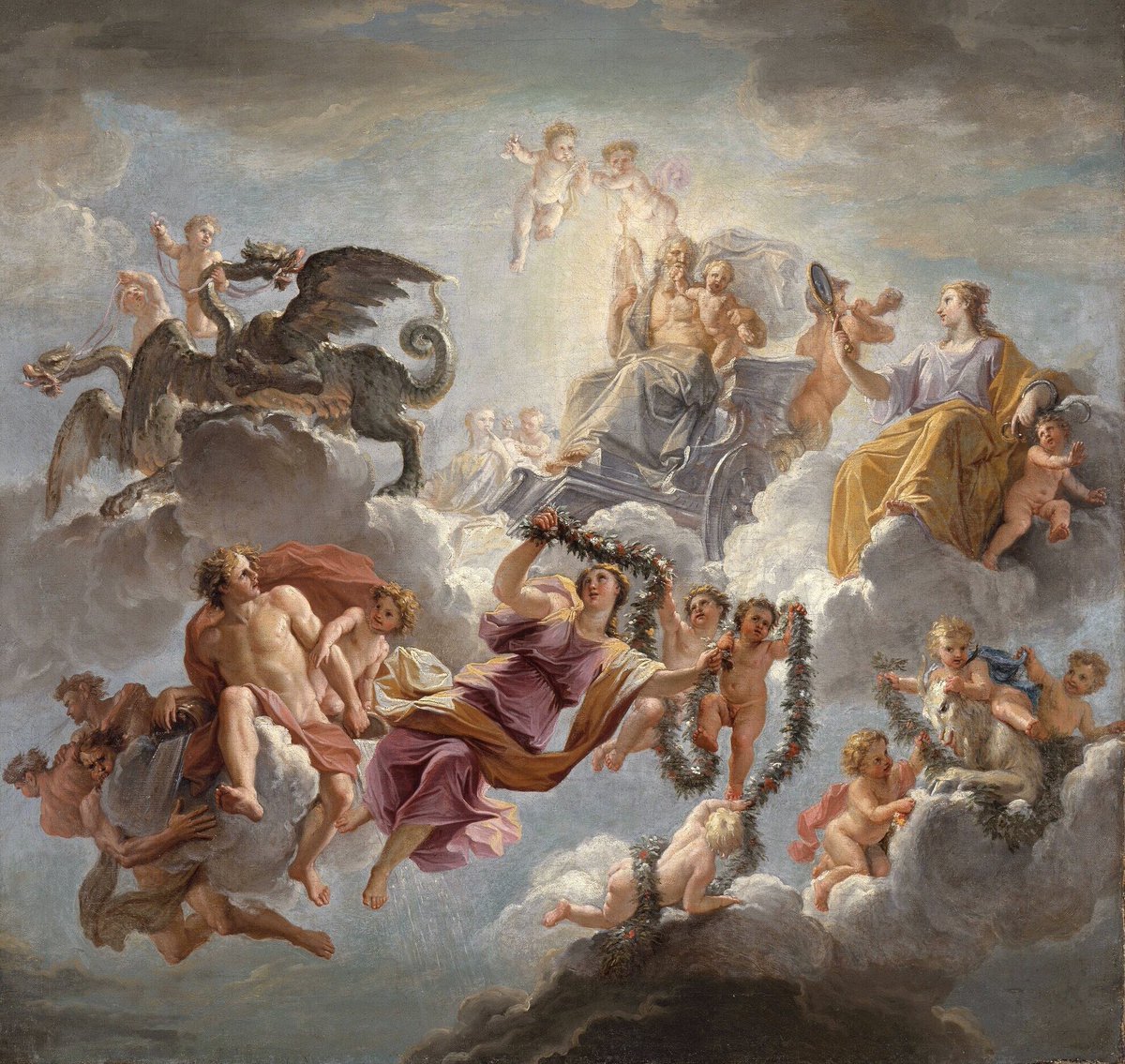CVersailles's tweet photo. #MuseumWeek #dreamsMW de tableaux en plafonds, promenez-vous dans l’univers allégorique du château de Versailles https://t.co/eLOFRHrJVh