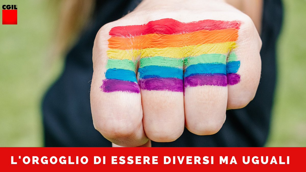 cgilnazionale's tweet photo. Oggi si celebra la giornata mondiale contro 
#omofobia, bifobia e transfobia. Serve un cambio di passo che riconosca a tutt* #dirittiuguali per il solo fatto di essere persone, a prescindere da orientamento sessuale o identità di genere, nel pieno rispetto della Costituzione. https://t.co/Tj58RcfwoS