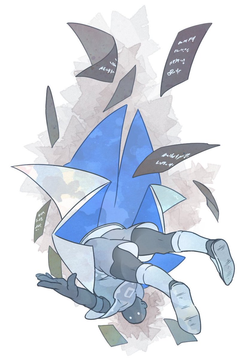 ひっくり返る みそ煮 のイラスト