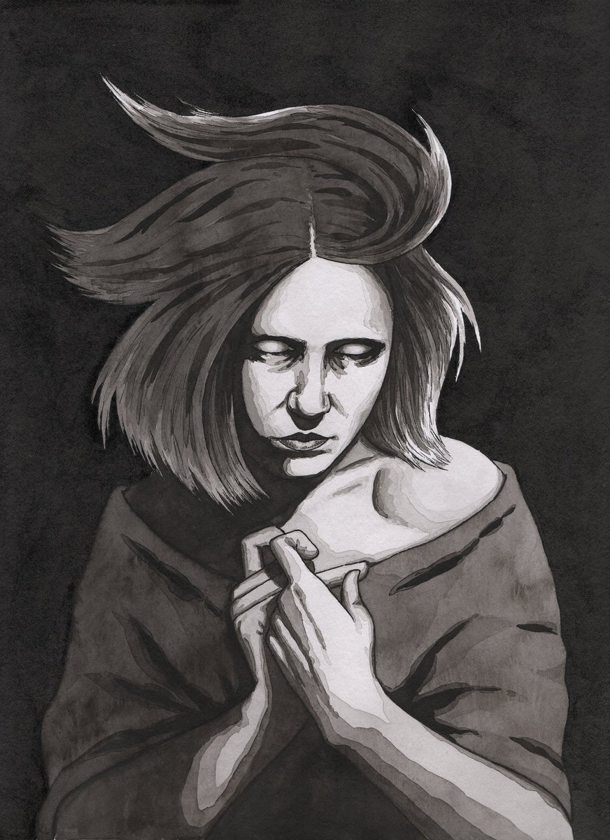EgregiousArt's tweet photo. @popcorncheek Hello! I'm an artist from the UK. I usually draw portraits and love using ink. https://t.co/kwotPOzoGI
