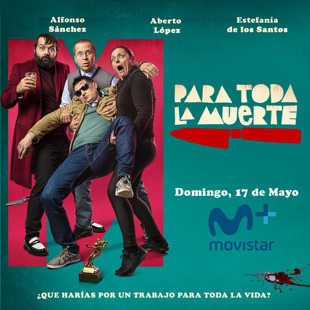 Para todos los que me preguntáis por privado, donde verla. Aquí la tenéis ya!!!
Espero que la disfrutéis. 
RT por favor, que hay mucho triste por ahí que le va a venir bien reírse un rato.
<a href="/MovistarPlus/">Movistar Plus+</a>
#paratodalamuerte