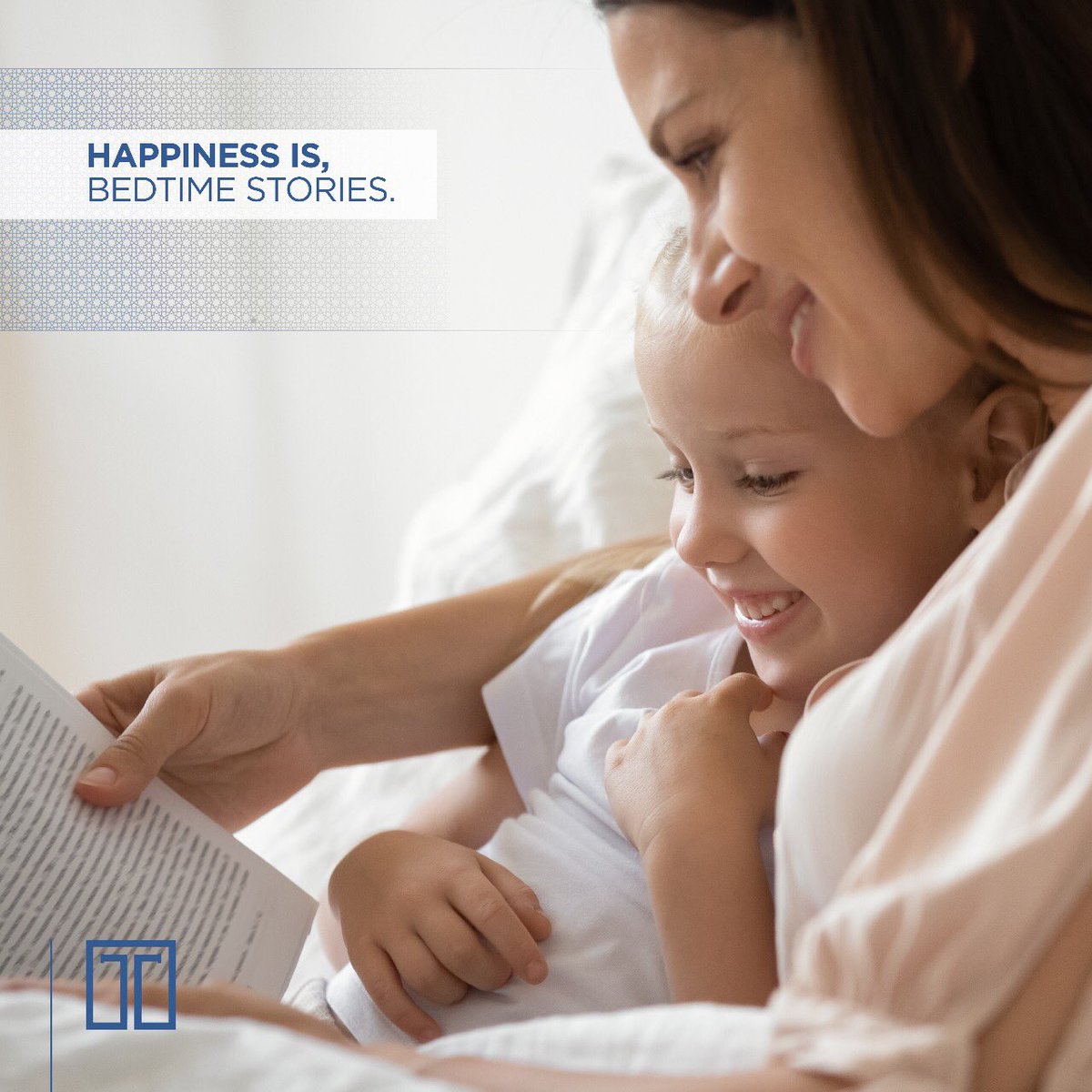 tamouhUAE's tweet photo. Spending quality time with your children before sleeping can widen  their imagination. Simply, read a book, tell a story, or even count sheep together 🌙 💤

#MyHappyHome #HappyLiving #Tamouh https://t.co/EHntACbjlk