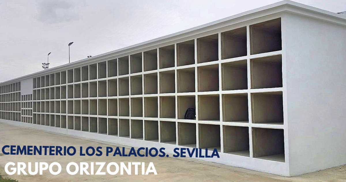 grupoorizontia's tweet photo. Ampliación Cementerio Los Palacios (Sevilla). Sistema TombSystem. Construcción insitu  #nichos #cementerio #insitu #grupoorizontia #cementerio #timbas #hormigon #ingieneria https://t.co/z3GcM8P0EM