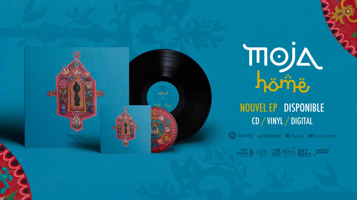 Notre nouvel EP "Home" est enfin disponible !

📀 CD/Vinyle/Téléchargement : mojaofficial.bandcamp.com/album/home-ep-…

🎧 Streaming : smarturl.it/MOJAHome

🗝"Home" est entre vos mains, et on espère qu'il vous plaira !

💛 LOVE 💛