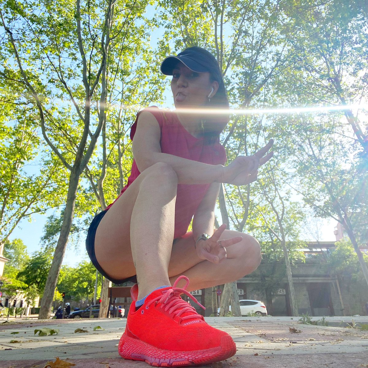 LadyFitnessMAD's tweet photo. Yo a Casa Mingo quiero ir a tomarme unas cañas, pero mientras tanto... #RunLadyRun #Run4Fun https://t.co/cEJ3BJe8xC