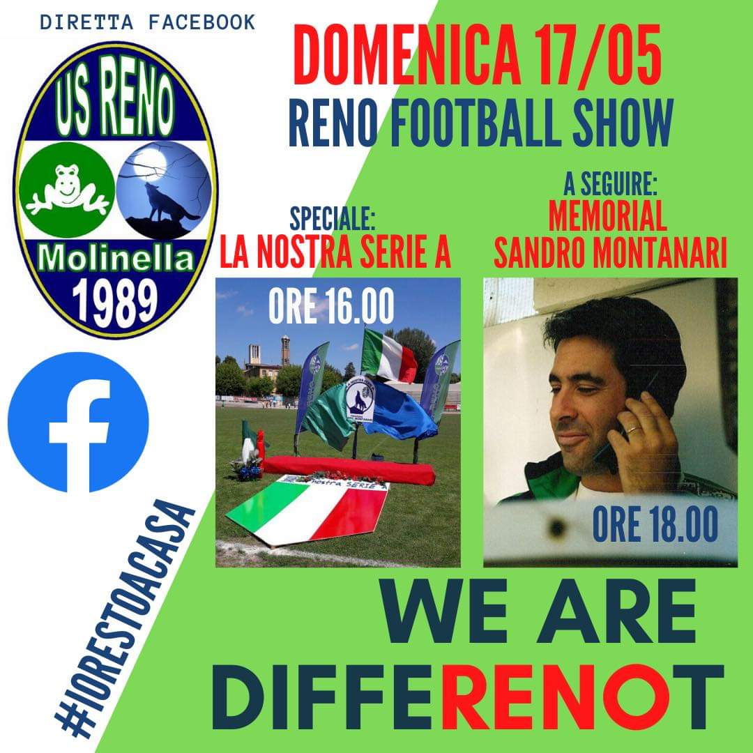 Oggi il Reno Football Show dedicato a Sandro Montanari. #csi #CSIBologna